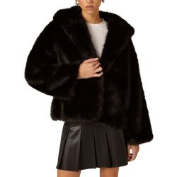 Γυναικεία Eco Γούνα Μαύρη Alcott CP0075DOAX15-BLACK