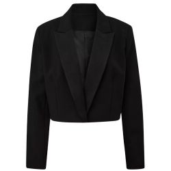 Γυναικείο QS x Vanessa Mai Σακάκι Μαύρο S.Oliver 2174415-9999