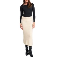 Γυναικεία Caramel Πλεκτή Φούστα Vanilla Mind Matter MML25-02-09-057