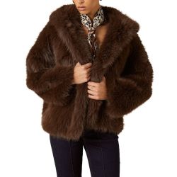 Γυναικεία Eco Γούνα Καφέ Alcott CP0075DOAX15-BROWN