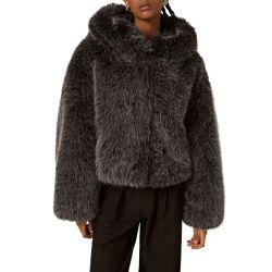 Γυναικεία Eco Γούνα Μαύρη Alcott CP0084DOAX15-BLACK