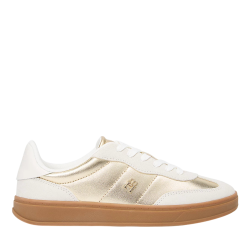 Γυναικεία Δερμάτινα Jackie Sneakers Χρυσά Tommy Hilfiger FW0FW09026-0HT