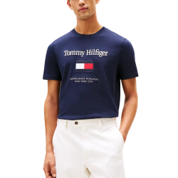 Ανδρικό T-shirt Navy Μπλε Tommy Hilfiger MW0MW42736-DW5