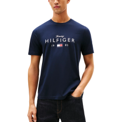 Ανδρικό T-shirt Navy Μπλε Tommy Hilfiger MW0MW41455-DW5