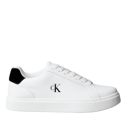 Ανδρικά Δερμάτινα Sneakers Λευκά Calvin Klein YM0YM01435-01W