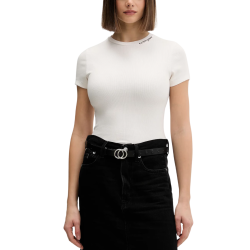 Γυναικείο Slim T-shirt Λευκό Tommy Jeans DW0DW22079-YBH