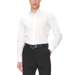 Ανδρικό Slim Πουκάμισο Λευκό Calvin Klein LV019EU000-XO0