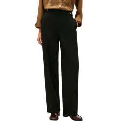 Γυναικείο Straight Παντελόνι Μαύρο Tommy Hilfiger WW0WW47799-BDS