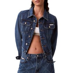 Γυναικείο Τζιν Μπουφάν Navy Μπλε Calvin Klein LV047E629G-MZK