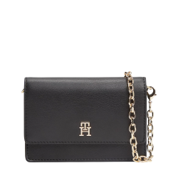 Γυναικείο Πορτοφόλι Μαύρο Tommy Hilfiger AW0AW18248-BDS