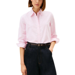 Γυναικείο Ριγέ Πουκάμισο Ροζ Tommy Hilfiger WW0WW49386-04J