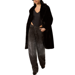 Γυναικεία Eco Γούνα Μαύρη Alcott CP0022DOAX15-BLACK