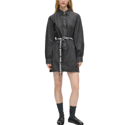 Γυναικείο Τζιν Φόρεμα Μαύρο Karl Lagerfeld Jeans B1W13038-1BJ WASHED BLACK