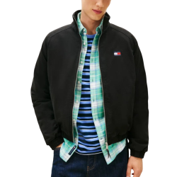Ανδρικό Μπουφάν Μαύρο Tommy Jeans DM0DM22712-BDS