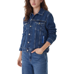 Γυναικείο Τζιν Μπουφάν Μπλε Karl Lagerfeld Jeans A1W14002-1BM WASHED MID BLUE