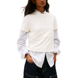 Γυναικείο T-shirt Εκρού Tommy Jeans DW0DW22539-YBH