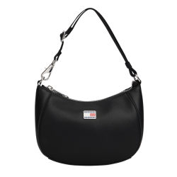 Γυναικεία Τσάντα Ώμου Μαύρη Tommy Jeans AW0AW18064-BDS