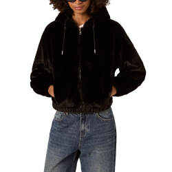 Γυναικεία Eco Γούνα Μαύρη Alcott GB2121DOAX15-BLACK