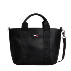 Γυναικεία Mini Tote Τσάντα Μαύρη Tommy Jeans AW0AW18063-BDS