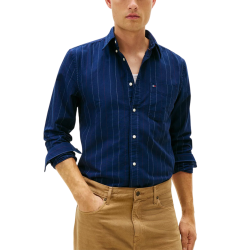 Ανδρικό Πουκάμισο Navy Μπλε Tommy Hilfiger MW0MW41694-C7G