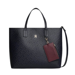 Γυναικεία Icon Satchel Τσάντα Navy Μπλε Tommy Hilfiger AW0AW18123-DW6