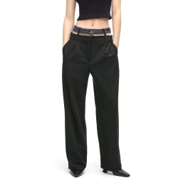 Γυναικείο Παντελόνι Μαύρο Karl Lagerfeld Jeans B1W10085-1GJ WASHED BLACK BLA