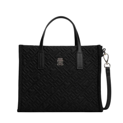 Γυναικεία City Mini Tote Τσάντα Μαύρη Tommy Hilfiger AW0AW18162-BDS