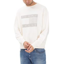 Ανδρικό Φούτερ Μπεζ Tommy Jeans DM0DM22384-YBH