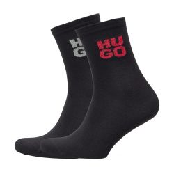 Γυναικείες Κάλτσες 2 Τεμαχίων Μαύρες Hugo 50524283-001