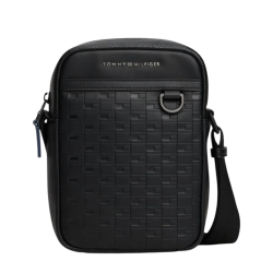Ανδρική Τσάντα Reporter Μαύρη Tommy Hilfiger AM0AM14019-BDS