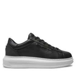 Ανδρικά Δερμάτινα NFT Kounter Sneakers Μαύρα Karl Lagerfeld KL52575N-000 BLACK