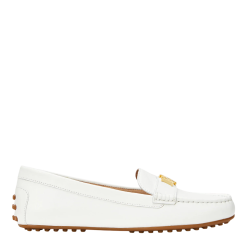 Γυναικεία Δερμάτινα Barnsbury Loafers Λευκά Ralph Lauren 802852847025-WHITE