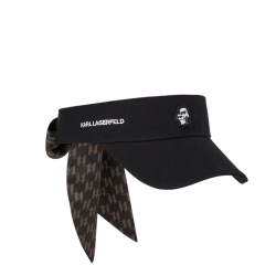 Γυναικείο Ikon Visor Καπέλο Μαύρο Karl Lagerfeld B1W33021-999 BLACK