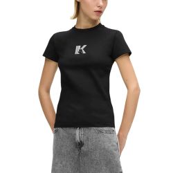 Γυναικείο Slim T-shirt Μαύρο Karl Lagerfeld Jeans B2W17064-999 BLACK