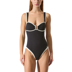 Γυναικείο Signature Ολόσωμο Μαγιό Μαύρο Karl Lagerfeld B2W46026-999 Black