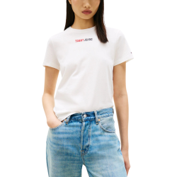 Γυναικείο T-shirt Λευκό Tommy Jeans DW0DW22277-YBL