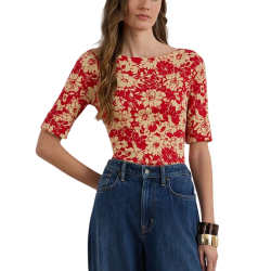 Γυναικείο T-shirt Κόκκινο Ralph Lauren 200P09078001-Red