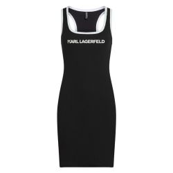 Γυναικείο Αμάνικο Φόρεμα Μαύρο Karl Lagerfeld B2W46087-999 Black