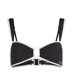 Γυναικείο Signature Μπικίνι Τοπ Μαύρο Karl Lagerfeld B2W46022-999 Black