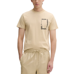 Ανδρικό Slim T-shirt Μπεζ Karl Lagerfeld Jeans B2M17046-2MV PALE KHAKI