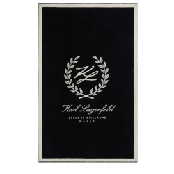 Unisex K/Hotel Crest Πετσέτα Θαλάσσης Μαύρη Karl Lagerfeld B1W46088-999 Black