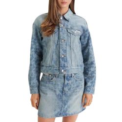 Γυναικείο Τζιν Μπουφάν Μπλε Calvin Klein LV047F677G-1WX