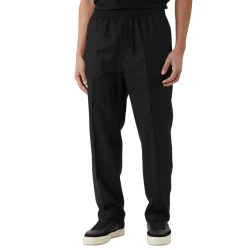 Ανδρικό Λινό Παντελόνι Μαύρο Calvin Klein LV04LF619G-UB1