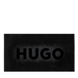 Spray Logo Πετσέτα Θαλάσσης Μαύρη HUGO 50561230-001