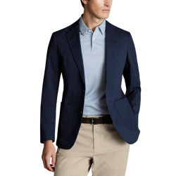 Ανδρικό Hanfred Σακάκι Navy Μπλε HUGO 50559113-405