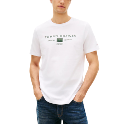 Ανδρικό T-shirt Λευκό Tommy Hilfiger MW0MW42365-YBR
