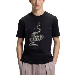 Ανδρικό Discorb T-shirt Μαύρο HUGO 50557672-001