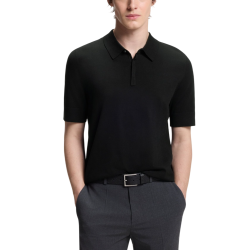 Ανδρικό San Peter Πλεκτό Polo Μαύρο HUGO 50536672-001