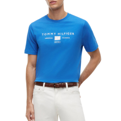 Ανδρικό T-shirt Μπλε Tommy Hilfiger MW0MW42365-C4U