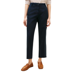 Γυναικείο Slim Straight Παντελόνι Navy Μπλε Tommy Hilfiger WW0WW49647-C1G